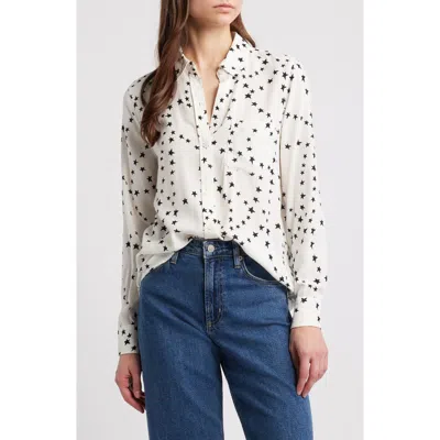 Rails Kathryn Star Print Button-up Shirt In Ivory Star Chain