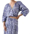 Rails Katia Top In Island Waves In Blue