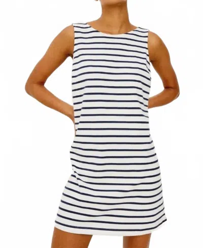 Rails Kaylee Mini Dress In Ivory Navy Stripe In Multi