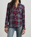 Rails Kendra Top In Navy Red White In Multi