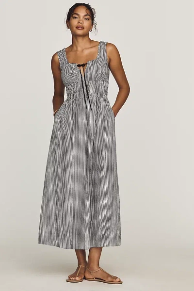 Rails Jordie Smocked Maxi Dress In White