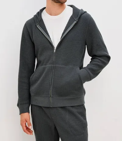 Rails Kenton Zip Up Jacket In Ink In Gray
