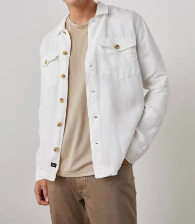 Rails Kerouac Shirt Jacket In Parchment In White