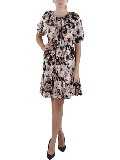 Rails Khloe Womens Floral Knee Length Shift Dress In Multi