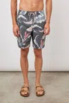 Rails Kian Swim Short In Paradise Nights In Grey
