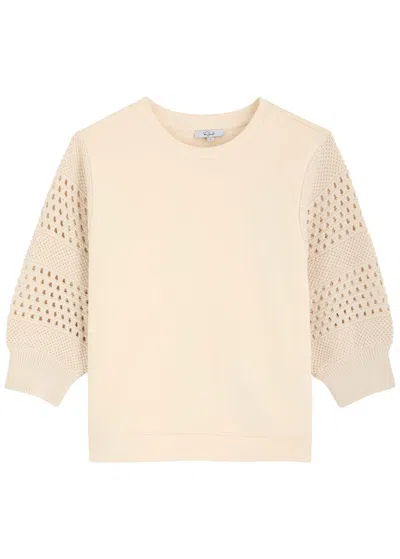 Rails Kimberly Cotton Sweatshirt In Cream