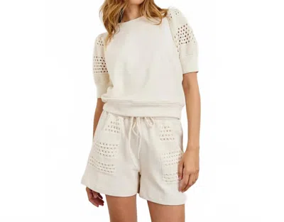 Rails Kimberly Sweatshirt In Oak In White