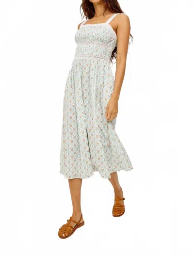 Rails Kimiko Midi Dress In Peach Peony In Multi