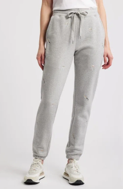 Rails Kingston Champagne Embroidery Cotton Blend Joggers