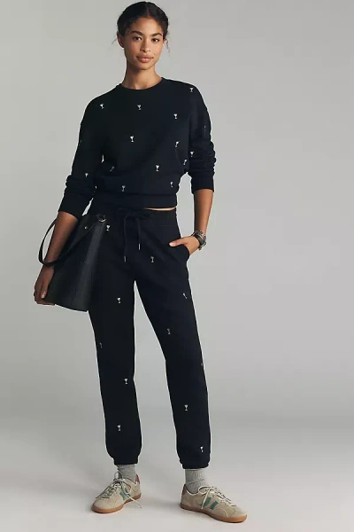 Rails Kingston Embroidered Champagne Sweatpants In Blue