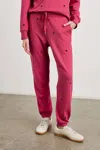 Rails Kingston Sweatpant Pink Midnight Hearts In Pink