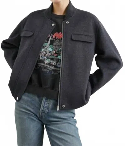 Rails Kinsley Coat In Charcoal In Blue