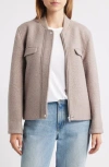 Rails Kinsley Wool Blend Bouclé Jacket In Neutral