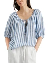 RAILS KIRSTIE LINEN BLEND TOP