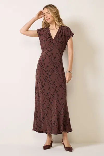 Rails Kourt Midi Dress In Brown