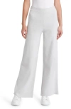 Rails Krista Knit Wide Leg Pants In Light Heather Grey