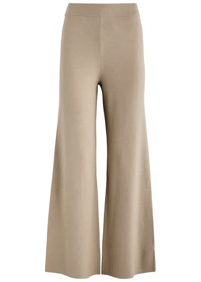 Rails Krista Wide-leg Knitted Trousers In Neutral