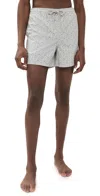 Rails La Brea Iridescent Swim Trunks In Pendant Batik Khaki