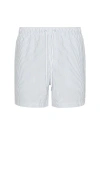 Rails La Brea Iridescent Swim Trunks In Blue