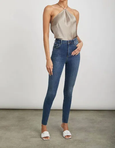 Rails Larchmont High Rise Skinny Jeans In Baltic Blue