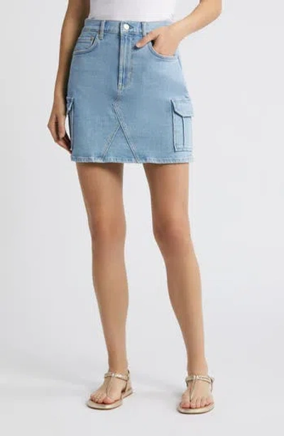 RAILS RAILS LAUREL DENIM CARGO MINISKIRT