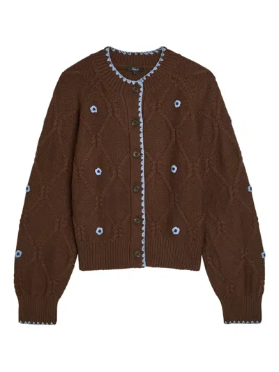 Rails Laurie Knit Cardigan In Brown