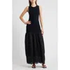 Rails Lavina Sleeveless Eyelet Embroidered Sundress In Black