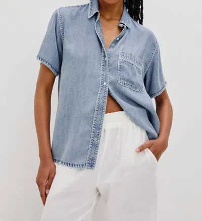 Rails Lea Top In Cloud Wash In Blue