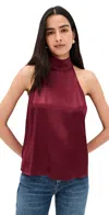 Rails Leah Top Garnet In Burgundy