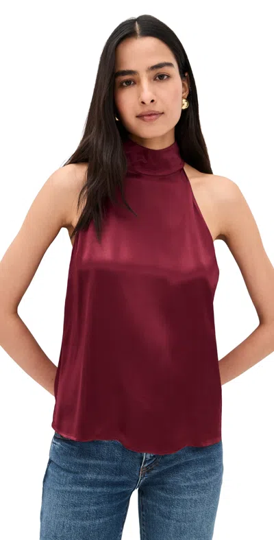 Rails Leah Top Garnet In Burgundy