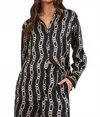 Rails Ledger Top In Black Gold Link In Multi