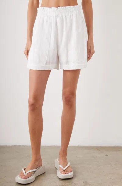 Rails Leighton Gauze Shorts In White