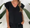 Rails Lela Top In Black In Black