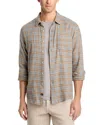 Rails Lennox Plaid Button Down Shirt In Gray