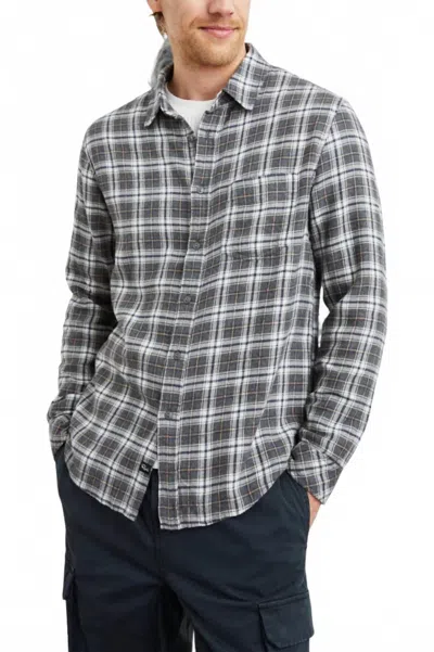 Rails Lennox Plaid Button Down Shirt In Stonehenge In Gray