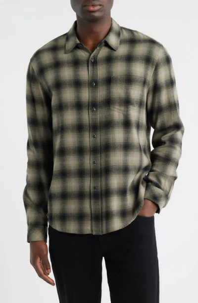 Rails Lennox Plaid Button-up Shirt In Green