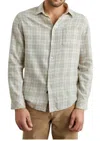 Rails Lennox Plaid Cotton Blend Button-up Shirt In Palamino White Melange In Gray