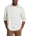 Rails Lennox Plaid Cotton Blend Button-up Shirt In Parchment