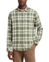 Rails Lennox Plaid Cotton Blend Button-up Shirt In Deep Meadow