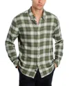Rails Lennox Plaid Cotton Blend Button-up Shirt In Green