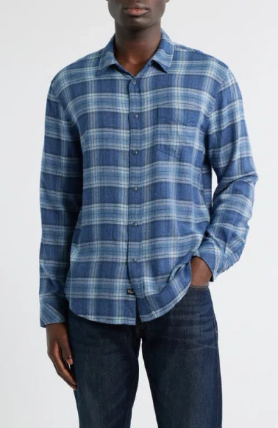 Rails Lennox Relaxed Fit Plaid Button-up Shirt In Blue