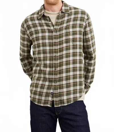 Rails Lennox Shirt In Iguana Grey In Multi