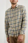 Rails Lennox Shirt In Palamino Skyline Melange