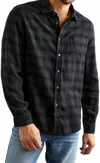 Rails Lennox Shirt In Twilight Shadow In Black