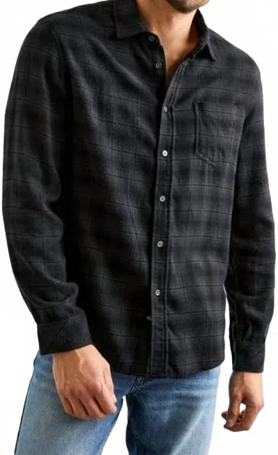 Rails Lennox Shirt In Twilight Shadow In Black