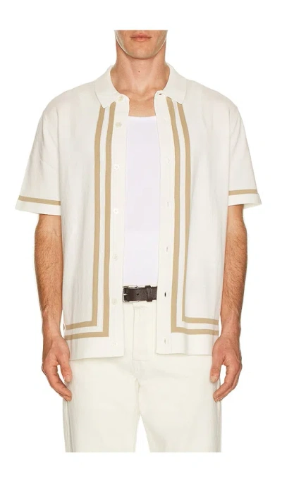 Rails Leo Knitted Shirt In White