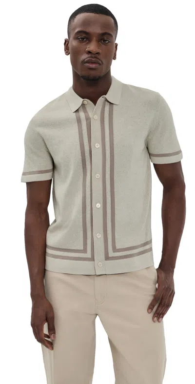 Rails Leo Shirt Driftwood Melange In Neutral