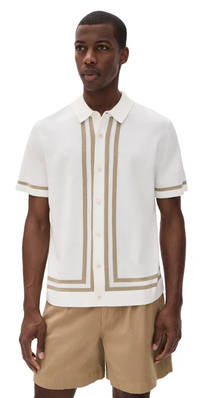 Rails Leo Shirt White Cashew