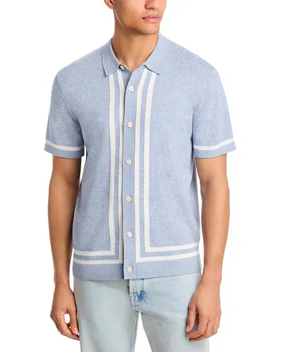 Rails Leo Short Sleeve Cardigan In Blue