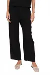 Rails Leon Crop Double Gauze Pant In Black In Black
